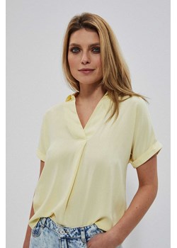 Bawełniana koszula nierozpinana damska żółta ze sklepu 5.10.15 w kategorii Bluzki damskie - zdjęcie 165181648