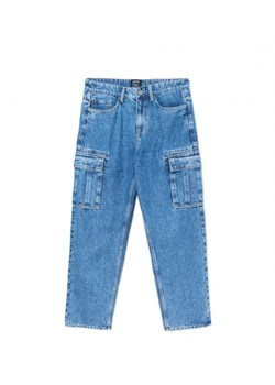 Cropp - Niebieskie jeansy baggy - niebieski ze sklepu Cropp w kategorii Jeansy męskie - zdjęcie 165187958