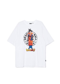 Cropp - Biały t-shirt z nadrukiem Dragon Ball - biały ze sklepu Cropp w kategorii T-shirty męskie - zdjęcie 165193955