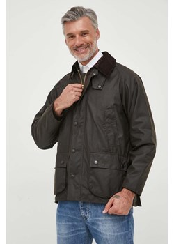 Barbour kurtka bawełniana Classic Bedale Wax Jacket kolor brązowy przejściowa MWX0010 ze sklepu ANSWEAR.com w kategorii Kurtki męskie - zdjęcie 165194957