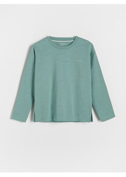 Reserved - Longsleeve oversize - turkusowy ze sklepu Reserved w kategorii T-shirty chłopięce - zdjęcie 165197398