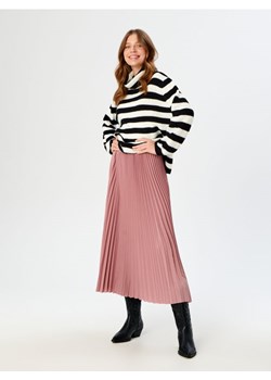Sinsay - Spódnica midi plisowana - różowy ze sklepu Sinsay w kategorii Spódnice - zdjęcie 165208239