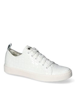 Półbuty Nessi 22695SP Białe coco lakier ze sklepu Arturo-obuwie w kategorii Trampki damskie - zdjęcie 165209275