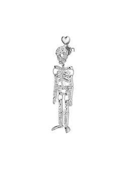 Monokolczyk wiszący szkielet Secret Games ze sklepu Picky Pica w kategorii Kolczyki - zdjęcie 165209566