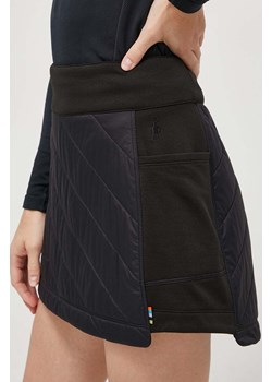 Smartwool spódnica sportowa Smartloft kolor czarny mini prosta ze sklepu ANSWEAR.com w kategorii Spódnice - zdjęcie 165210807