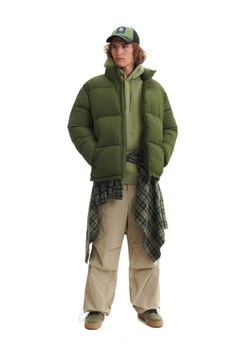 Cropp - Zielona pikowana kurtka - zielony ze sklepu Cropp w kategorii Kurtki męskie - zdjęcie 165220957