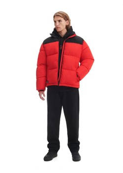 Cropp - Czerwona pikowana kurtka - czerwony ze sklepu Cropp w kategorii Kurtki męskie - zdjęcie 165220966