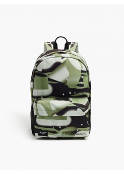 Cropp - Plecak z kolorowym nadrukiem - zielony ze sklepu Cropp w kategorii Plecaki - zdjęcie 165294917