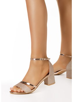 Szampańskie eleganckie sandały Malena ze sklepu Zapatos w kategorii Sandały damskie - zdjęcie 165297299