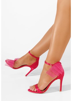 Fuksjowe sandały na szpilce Feneta ze sklepu Zapatos w kategorii Sandały damskie - zdjęcie 165298356