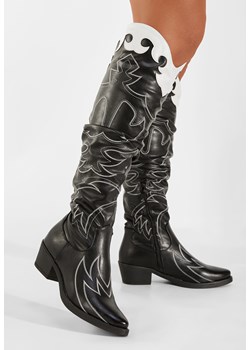 Czarne kozaki kowbojki damskie Nieve V2 ze sklepu Zapatos w kategorii Kozaki damskie - zdjęcie 165299106