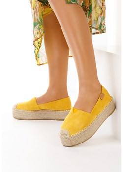 Żółte espadryle damskie Laguna ze sklepu Zapatos w kategorii Espadryle damskie - zdjęcie 165299706