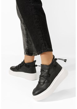 Czarne sneakersy na platformie Eillia ze sklepu Zapatos w kategorii Buty sportowe damskie - zdjęcie 165299978