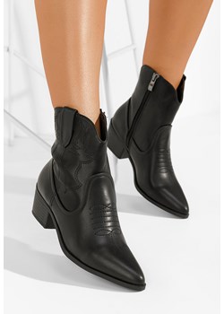 Czarne kowbojki damskie Mystia V2 ze sklepu Zapatos w kategorii Botki - zdjęcie 165300319