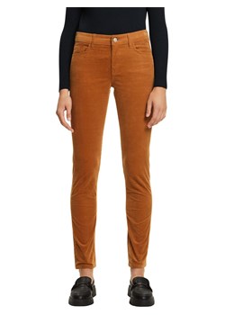 ESPRIT Spodnie sztruksowe w kolorze jasnobrązowym ze sklepu Limango Polska w kategorii Spodnie damskie - zdjęcie 165309736