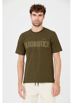AERONAUTICA MILITARE Zielony t-shirt, Wybierz rozmiar L ze sklepu outfit.pl w kategorii T-shirty męskie - zdjęcie 165311179
