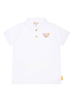 Steiff Koszulka polo w kolorze białym ze sklepu Limango Polska w kategorii T-shirty chłopięce - zdjęcie 165345777