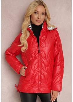 Czerwona Kurtka Linerin ze sklepu Renee odzież w kategorii Kurtki damskie - zdjęcie 165356457