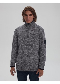 Sweter NEESTE Granat Melanż S ze sklepu Diverse w kategorii Swetry męskie - zdjęcie 165369386