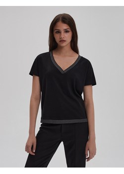 Koszulka ASABY Czarny S ze sklepu Diverse w kategorii Bluzki damskie - zdjęcie 165369426