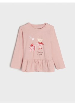 Sinsay - Koszulka - różowy ze sklepu Sinsay w kategorii Kaftaniki i bluzki - zdjęcie 165378116