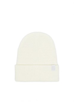 Cropp - Biała czapka beanie - biały ze sklepu Cropp w kategorii Czapki zimowe damskie - zdjęcie 165383899