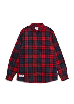 Cropp - Czerwono-czarna koszula w kratę - czerwony ze sklepu Cropp w kategorii Koszule męskie - zdjęcie 165384028