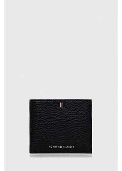 Tommy Hilfiger portfel skórzany męski kolor czarny AM0AM11855 ze sklepu ANSWEAR.com w kategorii Portfele męskie - zdjęcie 165385455