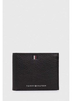 Tommy Hilfiger portfel skórzany męski kolor czarny AM0AM11854 ze sklepu ANSWEAR.com w kategorii Portfele męskie - zdjęcie 165385606