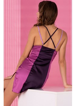 Zmysłowa koszulka damska Netiana Purple, Kolor fioletowy, Rozmiar S, LivCo Corsetti Fashion ze sklepu Intymna w kategorii Koszule nocne - zdjęcie 165392848