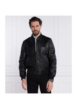 Karl Lagerfeld Skórzana kurtka bomber | Regular Fit ze sklepu Gomez Fashion Store w kategorii Kurtki męskie - zdjęcie 165399438