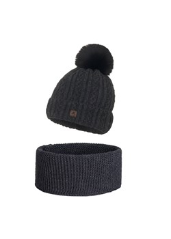 Zimowy komplet Damski ze sklepu JK-Collection w kategorii Komplety czapka i szalik damskie - zdjęcie 165402977