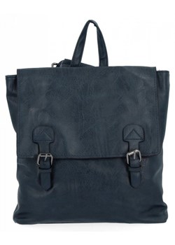 Plecak Damski VIntage XL firmy Hernan Granatowy ze sklepu torbs.pl w kategorii Plecaki - zdjęcie 165410138