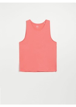 Koszulka bez rękawów basic łososiowa ze sklepu House w kategorii T-shirty męskie - zdjęcie 165418466