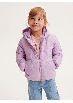 Reserved - Pikowana kurtka z kapturem - lawendowy ze sklepu Reserved w kategorii Kurtki dziewczęce - zdjęcie 165418979