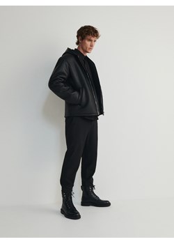 Reserved - Spodnie chino slim - czarny ze sklepu Reserved w kategorii Spodnie męskie - zdjęcie 165423425