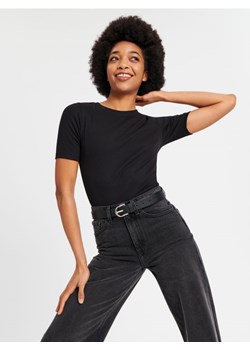 Sinsay - Koszulka w prążki - czarny ze sklepu Sinsay w kategorii Bluzki damskie - zdjęcie 165427146