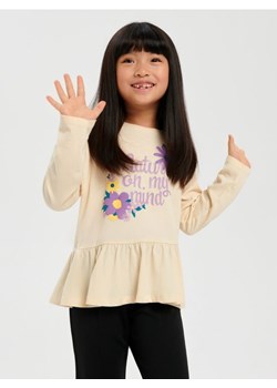 Sinsay - Koszulka - kremowy ze sklepu Sinsay w kategorii Bluzki dziewczęce - zdjęcie 165427228