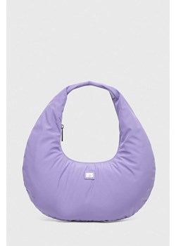 United Colors of Benetton torebka kolor fioletowy ze sklepu ANSWEAR.com w kategorii Torebki bagietki - zdjęcie 165431735