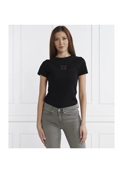 HUGO T-shirt Classic Tee 3 | Regular Fit ze sklepu Gomez Fashion Store w kategorii Bluzki damskie - zdjęcie 165432236