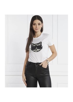 Karl Lagerfeld T-shirt | Regular Fit ze sklepu Gomez Fashion Store w kategorii Bluzki damskie - zdjęcie 165432255
