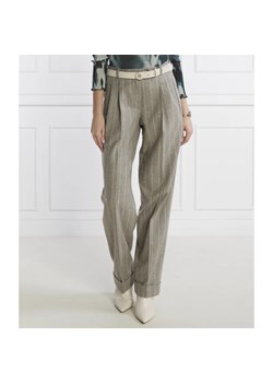 BOSS BLACK Wełniane spodnie Taleco | Relaxed fit ze sklepu Gomez Fashion Store w kategorii Spodnie damskie - zdjęcie 165433256
