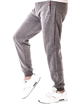Grube Spodnie joggery 41311 szare ze sklepu Risardi w kategorii Spodnie męskie - zdjęcie 165433389