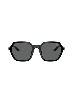 Armani Exchange okulary przeciwsłoneczne damskie kolor czarny ze sklepu ANSWEAR.com w kategorii Okulary przeciwsłoneczne damskie - zdjęcie 165435339