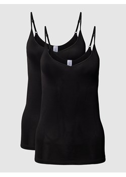 Top z regulowanymi cienkimi ramiączkami ze sklepu Peek&Cloppenburg  w kategorii Bluzki damskie - zdjęcie 165437458