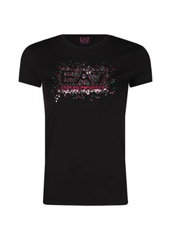 EA7 T-shirt | Regular Fit ze sklepu Gomez Fashion Store w kategorii Bluzki dziewczęce - zdjęcie 165440795