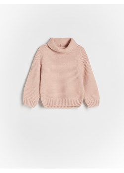 Reserved - Sweter z golfem - brudny róż ze sklepu Reserved w kategorii Swetry dziewczęce - zdjęcie 165443097