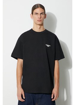 Carhartt WIP t-shirt bawełniany S/S Paisley T-Shirt I032439.K0206 męski kolor czarny z nadrukiem I032439.K0206 ze sklepu PRM w kategorii T-shirty męskie - zdjęcie 165504025