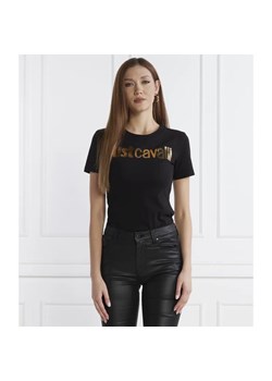 Just Cavalli T-shirt | Regular Fit ze sklepu Gomez Fashion Store w kategorii Bluzki damskie - zdjęcie 165504108