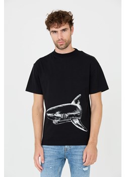 PALM ANGELS Czarny t-shirt Broken Shark Classic Tee, Wybierz rozmiar S ze sklepu outfit.pl w kategorii T-shirty męskie - zdjęcie 165515757